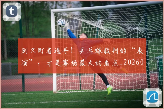 别只盯着选手！乒乓球裁判的“表演”，才是赛场最大的看点_20260703220505