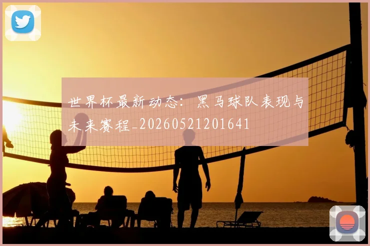 世界杯最新动态：黑马球队表现与未来赛程_20260521201641