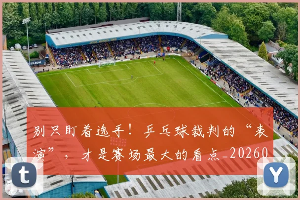 别只盯着选手！乒乓球裁判的“表演”，才是赛场最大的看点_20260703220505